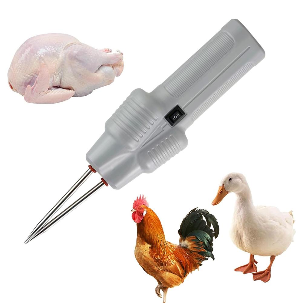 Poultry Plucking Artifact Chicken Feather Duck Goose Feather Electric Handheld Poultry Tweezers Pig Hair Clip Hair Removal Tool