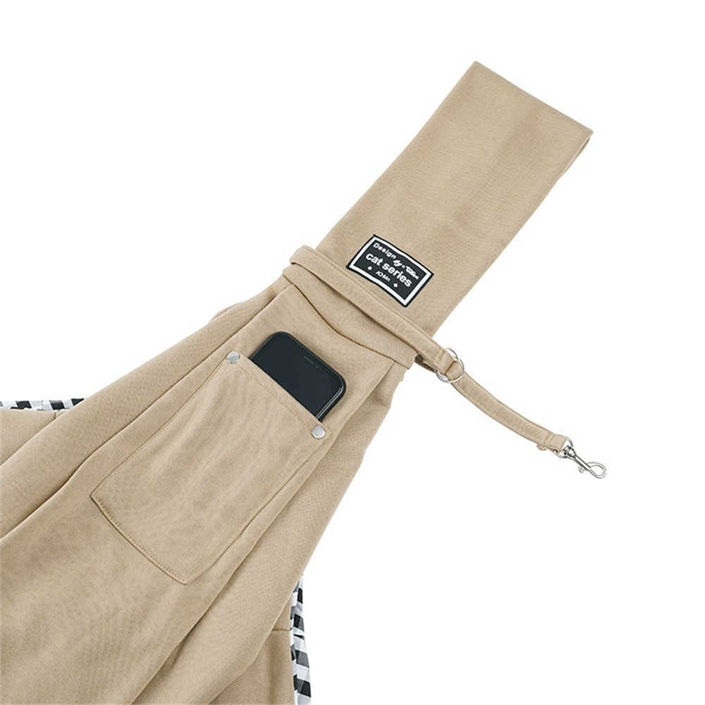 Pet Puppy Carrier Bag Outdoor Travel Dog Shoulder Bags Comfortable Cotton Single Shoulder Backpack Sling Handbag Tote Pouch