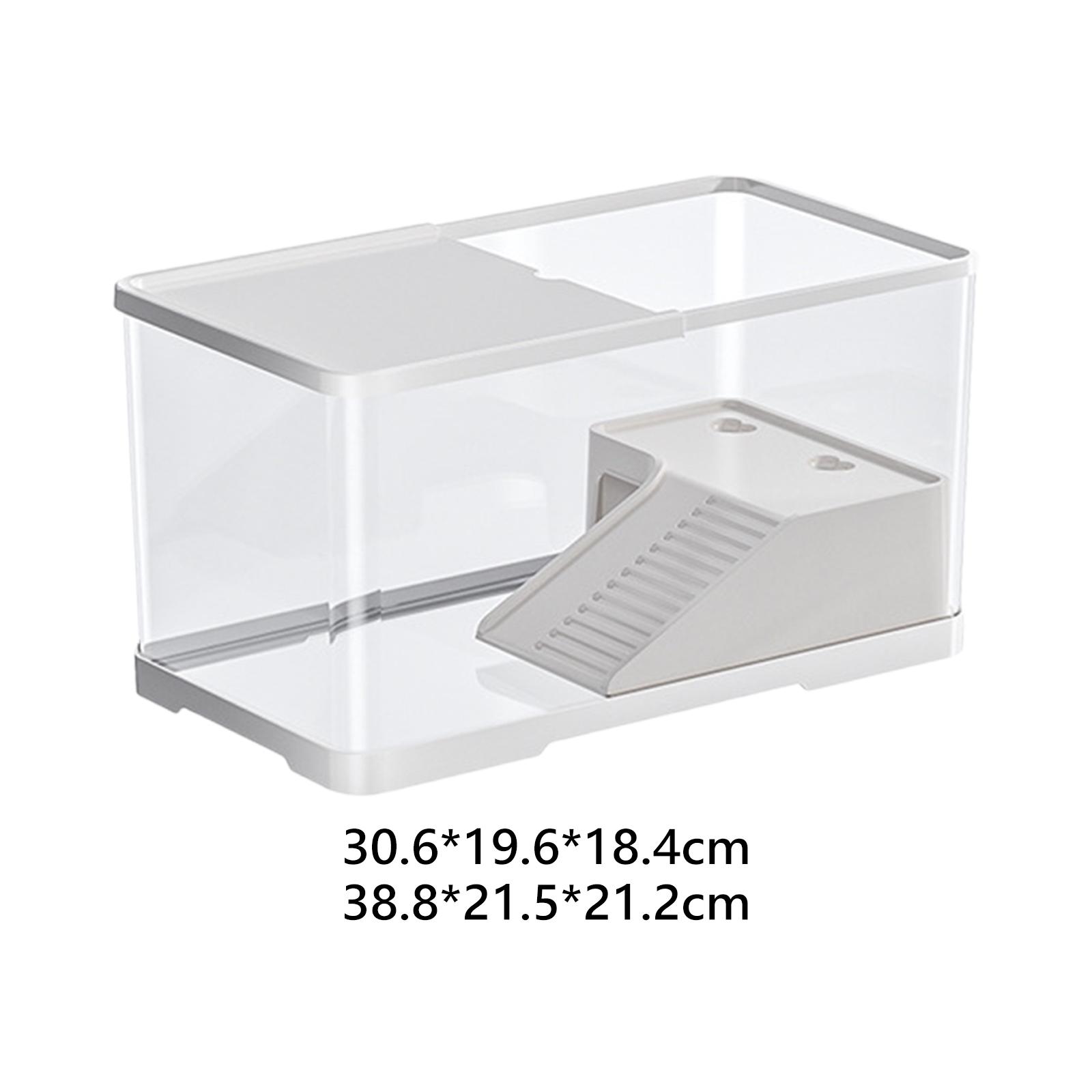 Turtle Tank Bottom Drainage Pets Accessory Hatching Breeding Tortoises Case Indoor Decor Turtle Terrarium Basking Platform