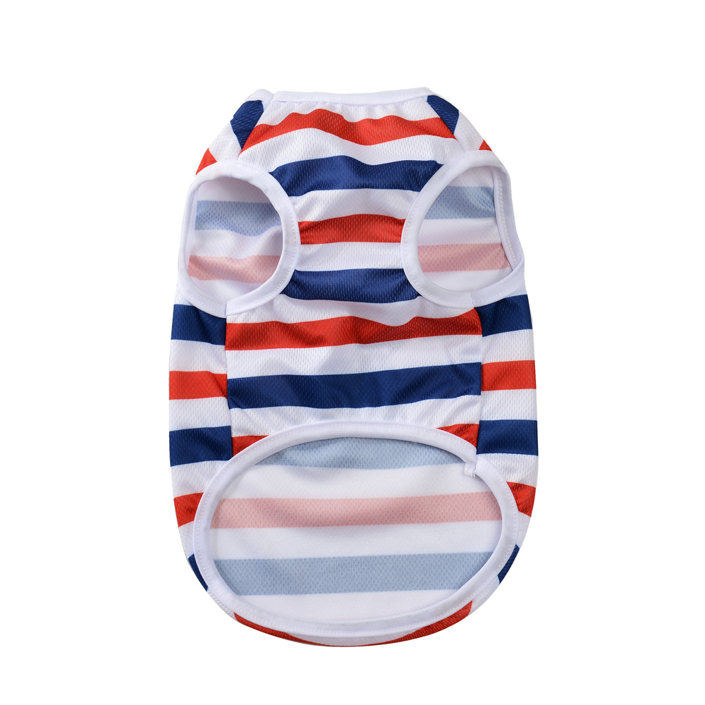 July 4th Dog Shirt Pet Independence Day Vest Costume For Small Medium Dogs Cats Summer Breathable Puppy Chihuahua Pug Clothes