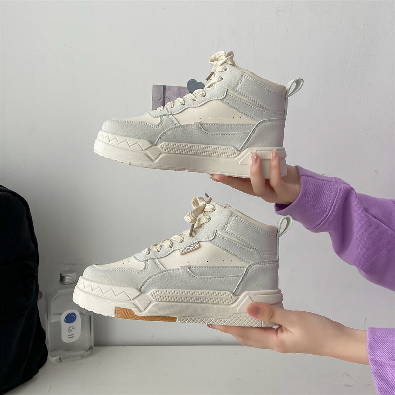 Canvas Fashion Breathable Street Male Brand Lace-up Sneakers High Top Women Causal Shoes c4d9