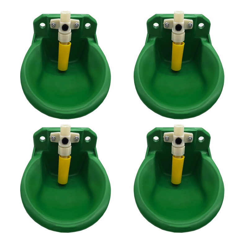 4Pcs Livestock Sheep Goat Drinker Bowl Copper Value Quality Water Fountain Cattle Sheep Dog Feeding Equip Farm Animals Livestock