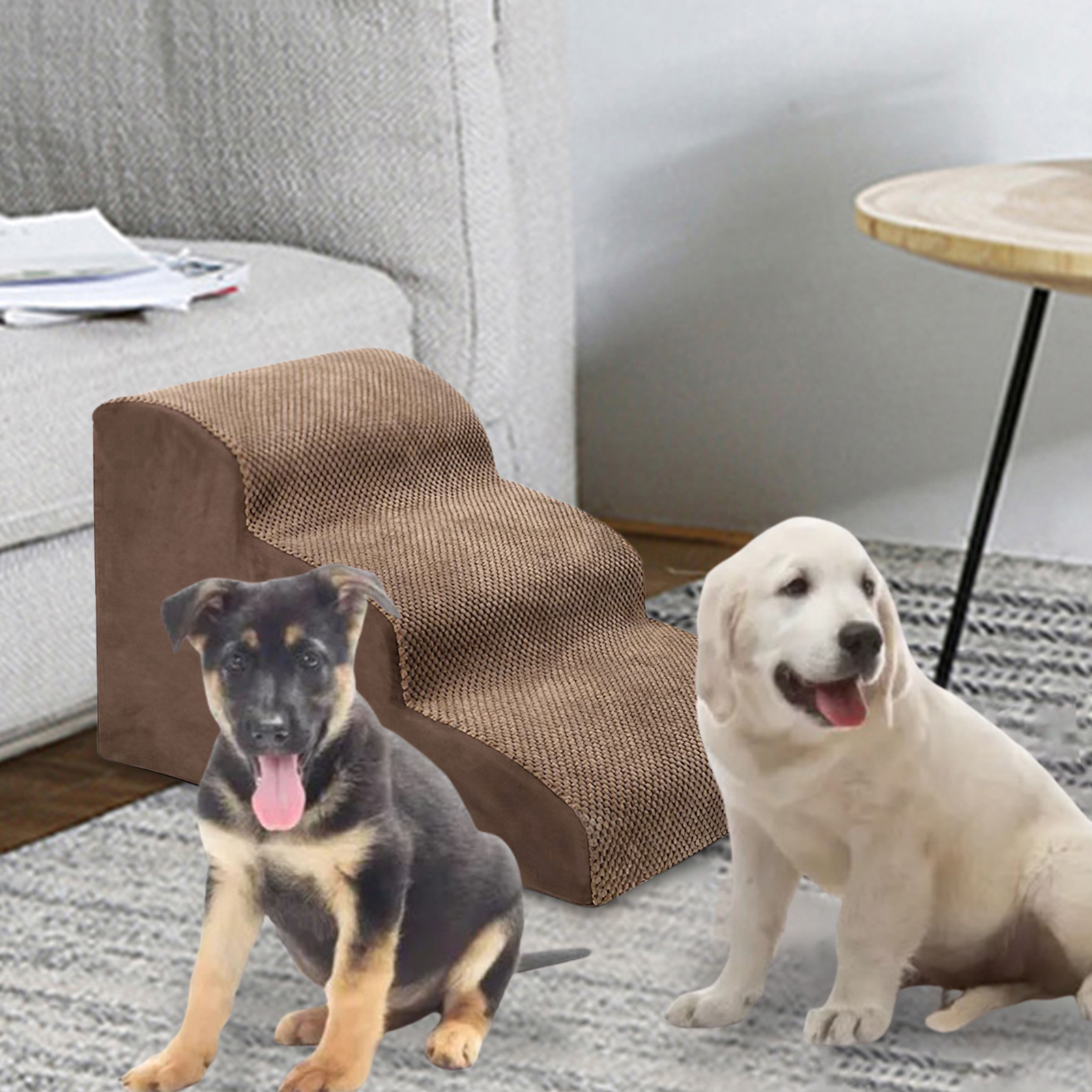 Pet Ladder Anti Slip Pet Supplies Platform Climbing Bunny Dog Stairs Steps Cat Ramp for Indoor Cats Playing Kitty Trucks