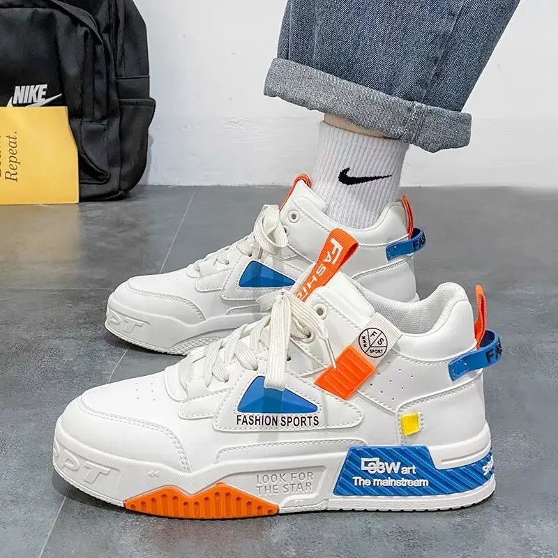 2025 New Fashion Men's Skateboard Shoes Outdoor Hip Hop Skate Shoes Man Street Platform Casual Sneakers Men de hombre