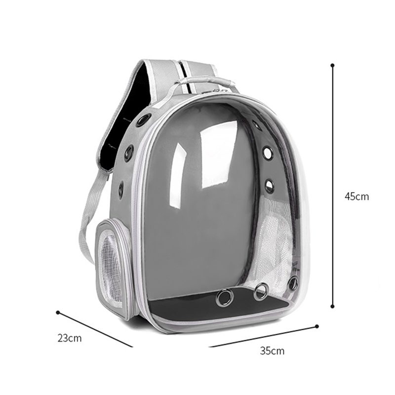 Pet Carrier Backpack Transparent Window Small Animal Puppy Cat Carrying Bag Breathable Outdoor Travel Backpack Pet Supplies