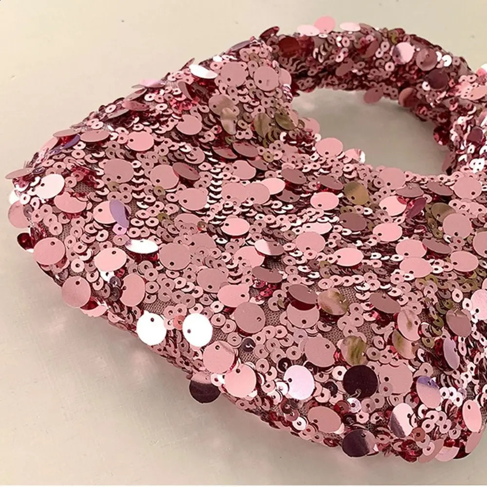 Sier Sequin Casual Purse Mobile Phone Bgbg Handbag Underarm Make Up Bag Outdoor 240903 6a22