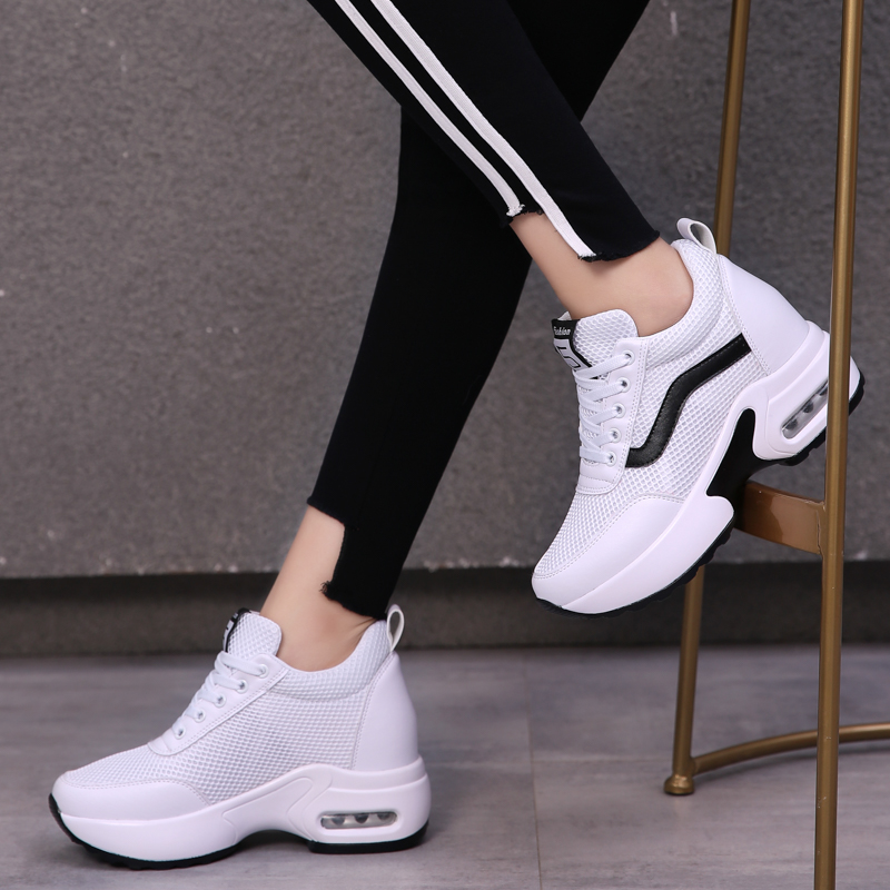 2025 new New 2020 Platform Sneakers Shoes Breathable Running Woman Fashion Height Increasing Ladies 2b55