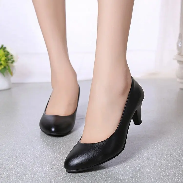 Nude Pumps Shallow Mouth Women Fashion Office Work Wedding Party Ladies Low Heel Shoes Summer Heels 2024 2b55 s