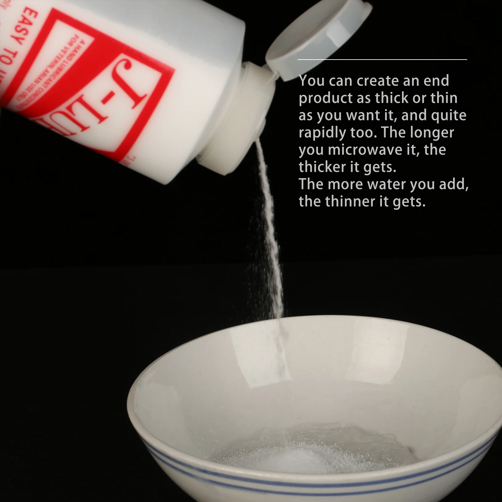 J-lube Lubric Powder Mixes with Water One Bottle Makes 60L+ of Lubricant for for Pets, 10-Ounce