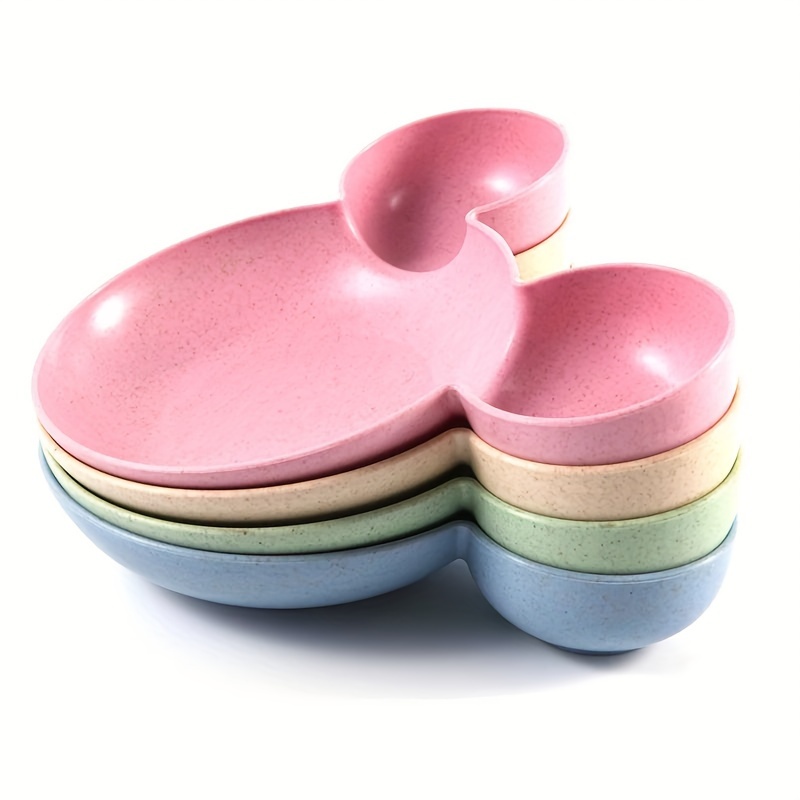 Cat Bowl Plastic Cat Feeder Bowl 3 In 1 Cat Food Bowl Water Dish Bowl