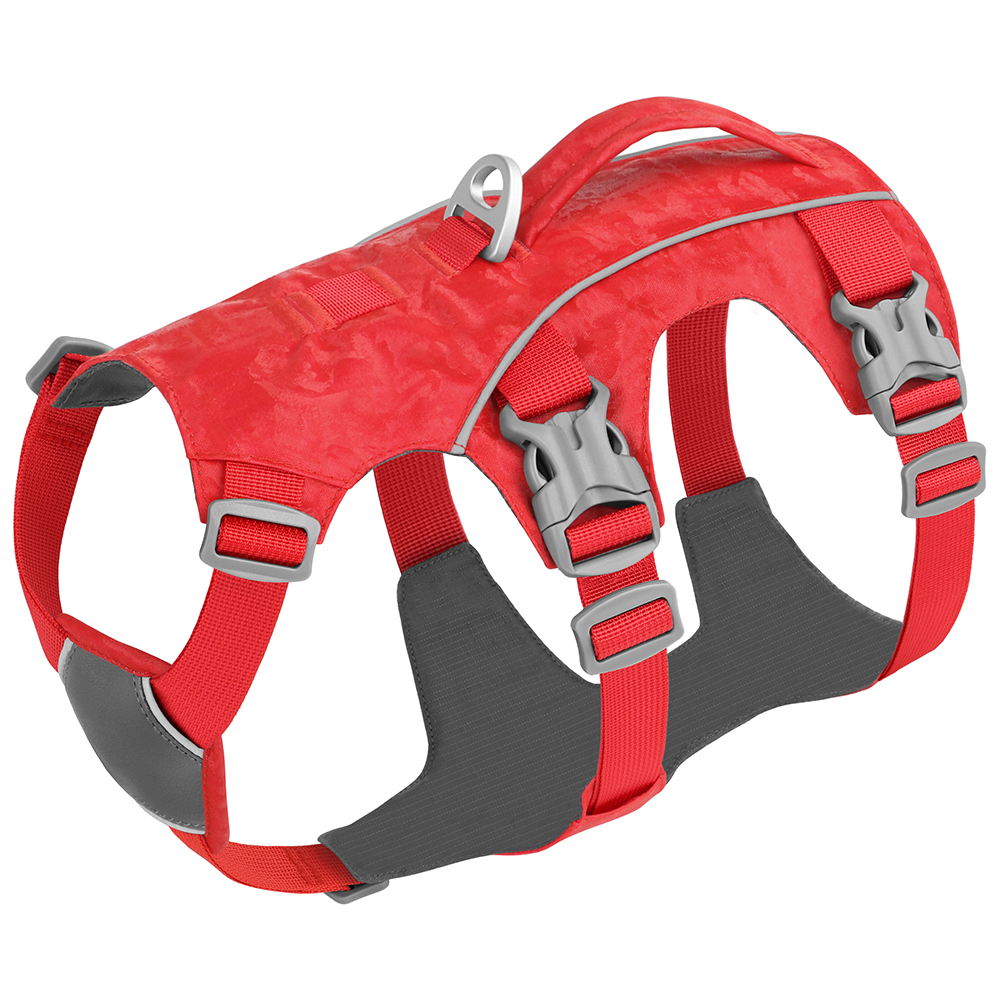 Reflective Dog Harness Adjustable Dog Harnesses Vest With Handle Durable Pet Training Walking Vest Harness for Small Medium Dogs