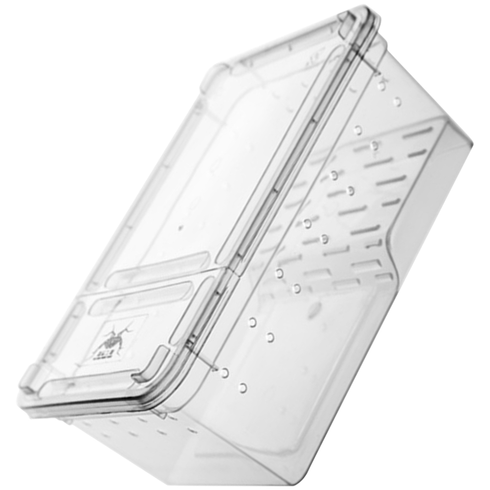 Amphibian Feeding Box Practical Turtle Tank Reptisoil Accessories Plastic Reptile Habitat with Platform Aquarium