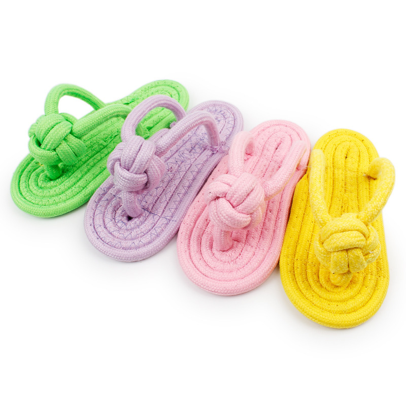 Dog Chewing Toy Cotton Slipper Rope Toy for Small Large Dogs Pet Teeth Training Molar Toys Interactive Dog Toy Dog Accessories