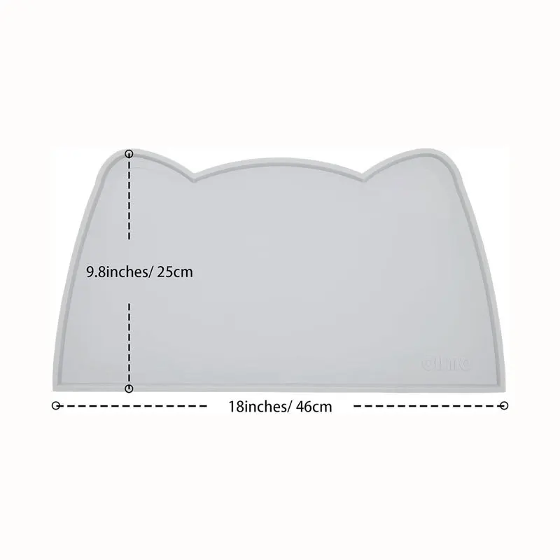 Silicone Pet Mat Pet Food Feeding Mat Waterproof Dog Cats Bowl Food Mat Puppy Feeder Tray Water Placemat For Dogs Accessories