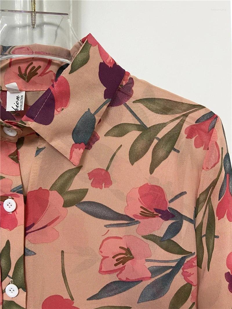 Ral Chiffon Blouse For Women - Transparent, Casual, Summer Loose Sunscreen Tops Blusas X756