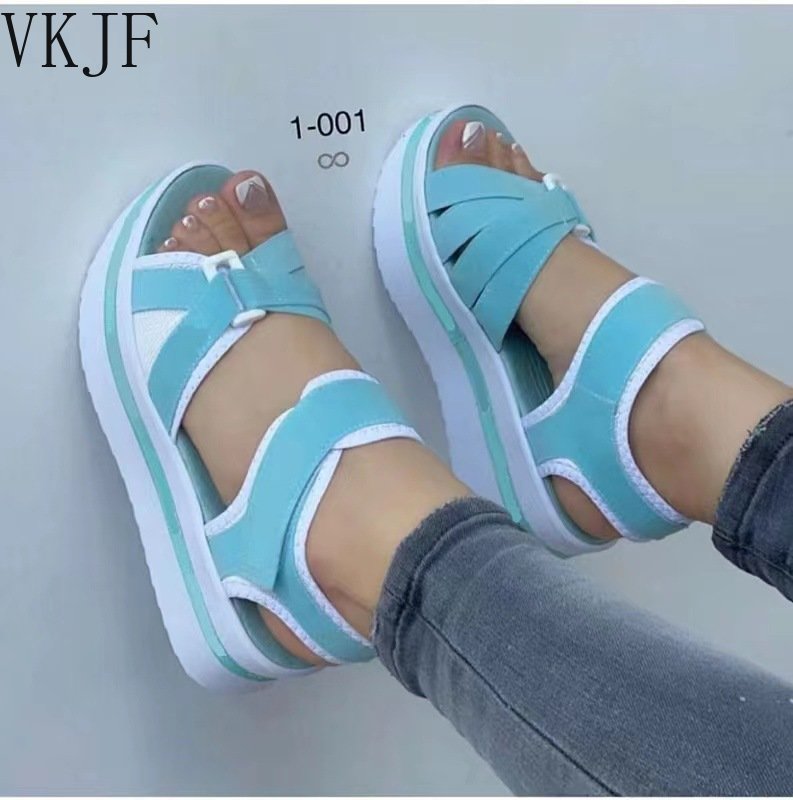 Heels Lightweight Sandals Shoes For Women Wedge Sandal New With Platform Sandalias Mujer Summer Footwear Female 065e ias