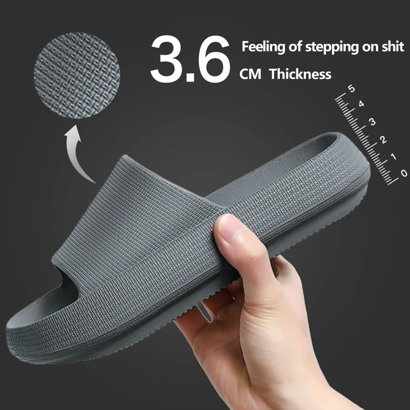 For Cloud Flip ps Beach Sandals Bathroom Non-Slip Slides Men Women Slippers Indoor House Shoes Male Slipper d472