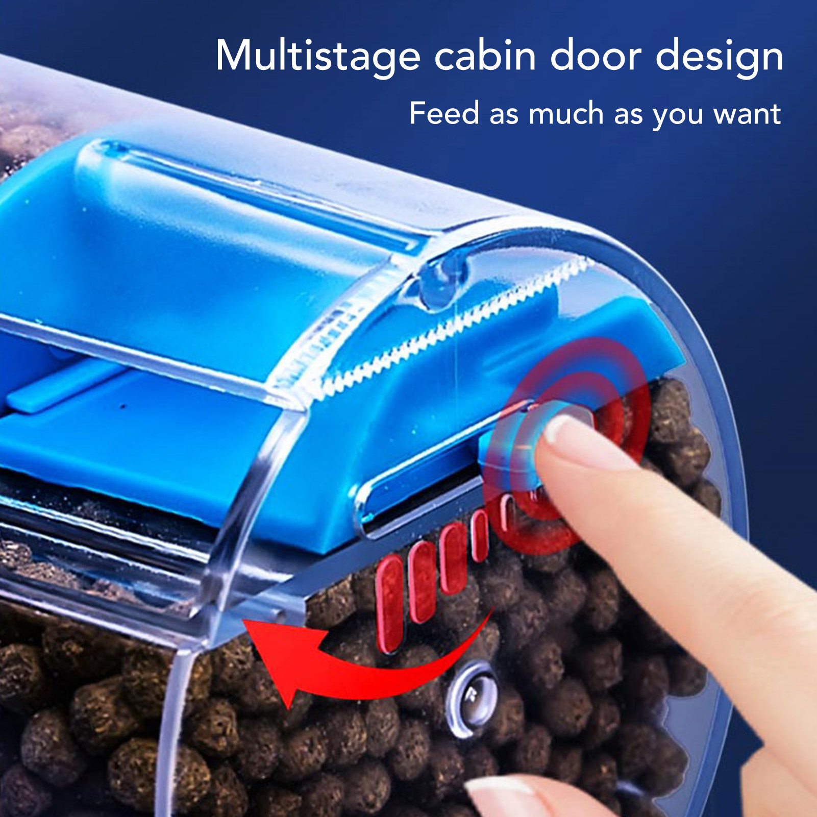 Automatic Fish Feeder Smart Electric Auto Fish Food Timer Dispenser For Aquarium And Fish Tank