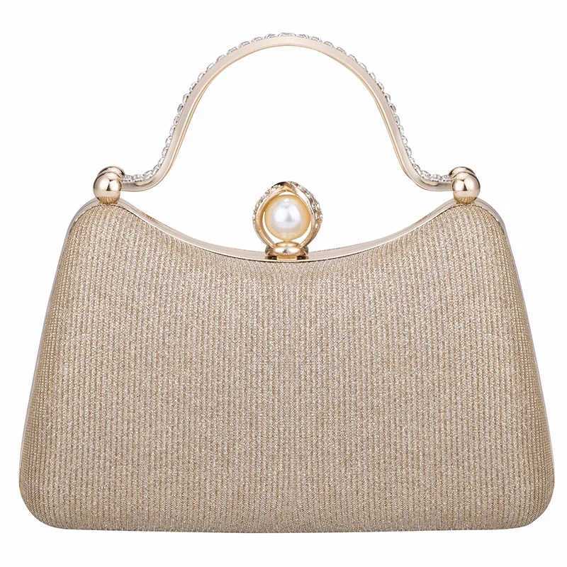 CMM 2024 Women s Evening Handbags Crystal Diamond Pearl Clutches Sequins Satin Pleated Wedding Party Purse Box Chain Shoulder Bags 240903