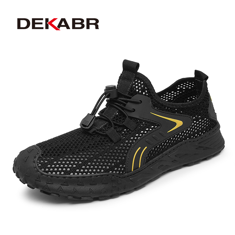 DEKABR Summer Mesh Men Sneakers Plus Size Lightweight Breathable Walking Footwear New New Comfortable Casual Men's Shoes b69c