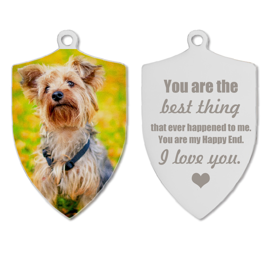 Custom Photo Print Dog Memorial Gifts Personalized Cat Picture Keychain Keyring Pet Portrait Customize Pet Loss Gift