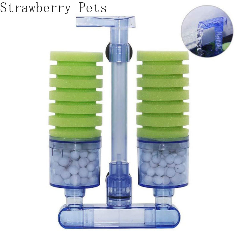New Aquarium Filter for Aquarium Fish Tank Air Pump Skimmer Biochemical Sponge Filter Aquarium Bio Filter Filtro Aquario