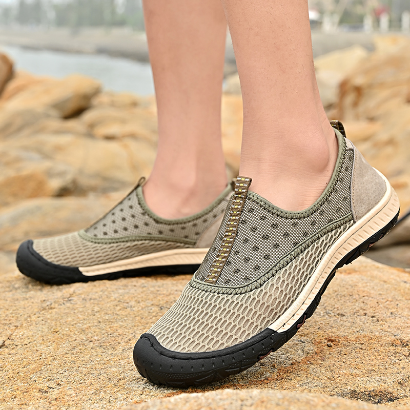 Genuine Summer Mens Casual Outdoor Leather Sandals for Men Beach Roman mens Shoes 9675