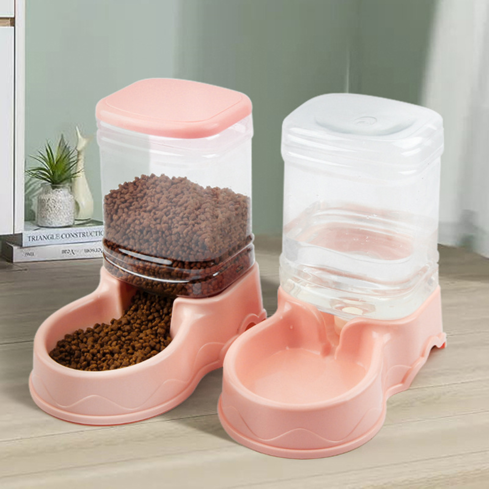 3.5L Automatic Pet Feeder Wate Food Dispenser for Small Medium Large Cat Dog Water Drinking Drinker Dish Small Medium Dog