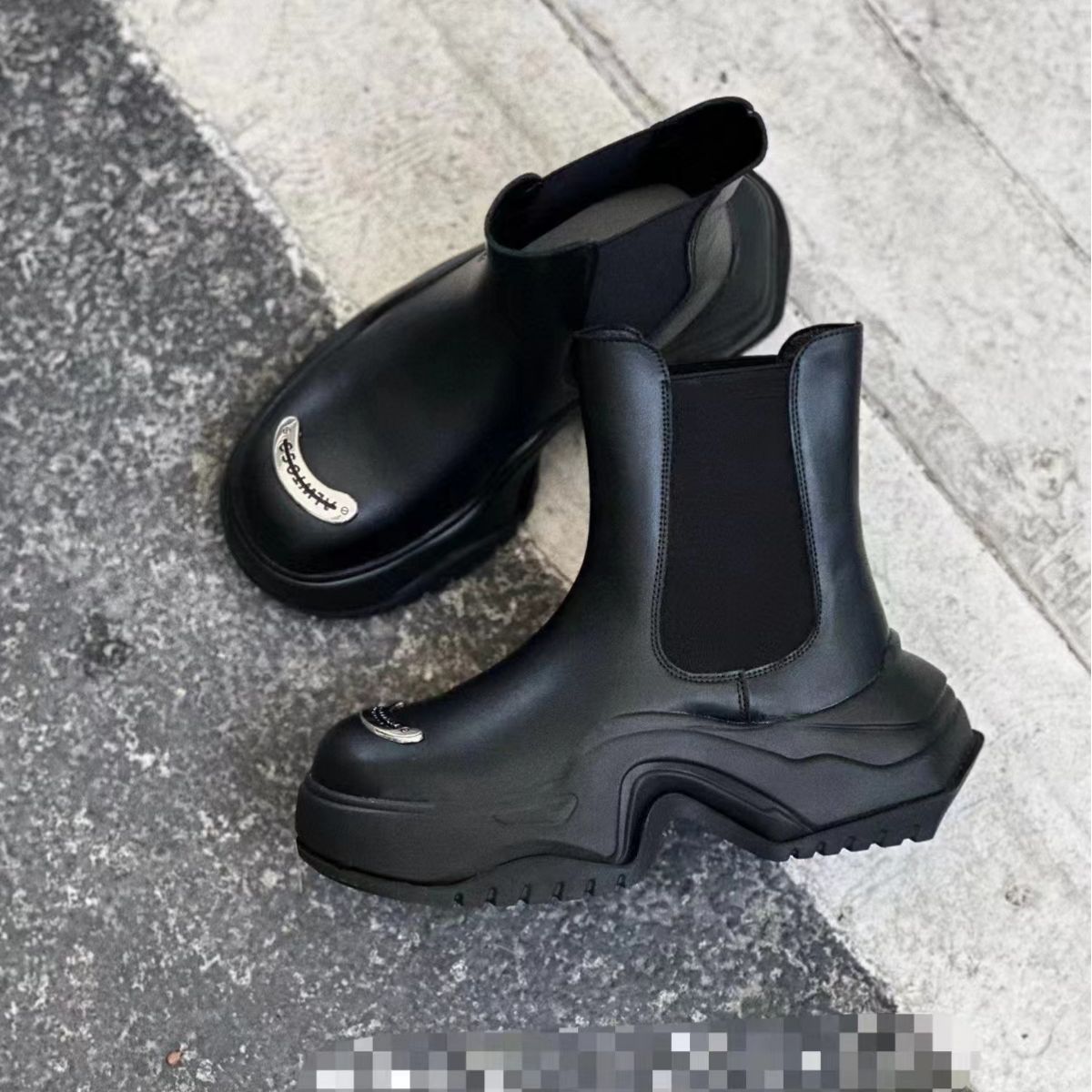 New Designer 2023 Platform Shoes Women Round Toe Spring Autumn Fashion Ankle Female Botines De Mujer Boots b5f1