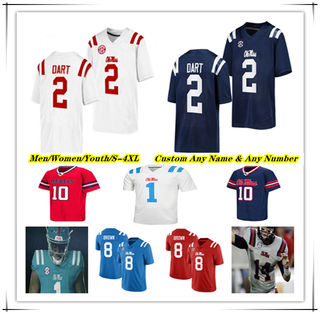Ole Miss College Football Jersey Jaxson Dart Austin Simmons Matt Jones Domonique Thomas Henry Parrish Jr Tre Harris Cayden Lee Caden Prieskorn Chris Paul Jr Franklin