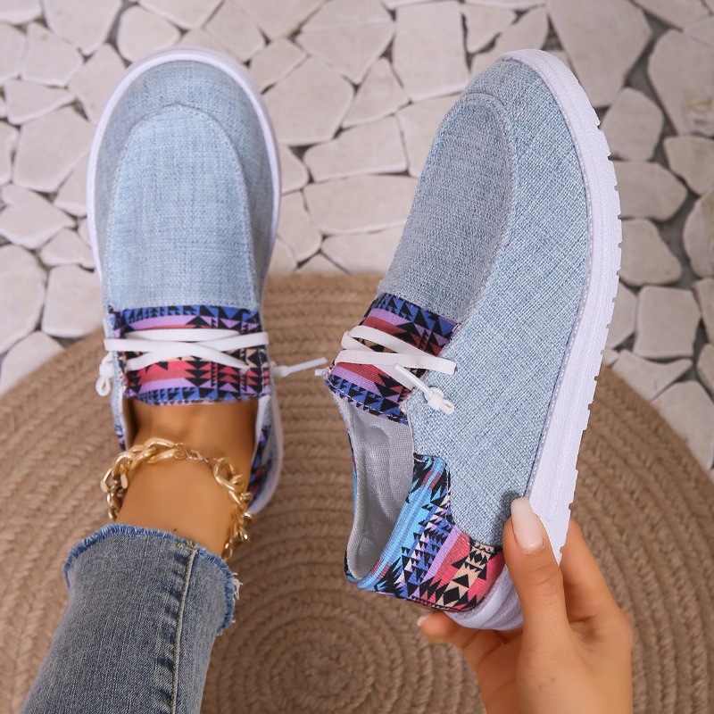 2025 NEW Slip Flats on Foldable Loafers Women Square Toe Single Fashion Cloth Casual Shoes for Ladies Big Size e Fashi