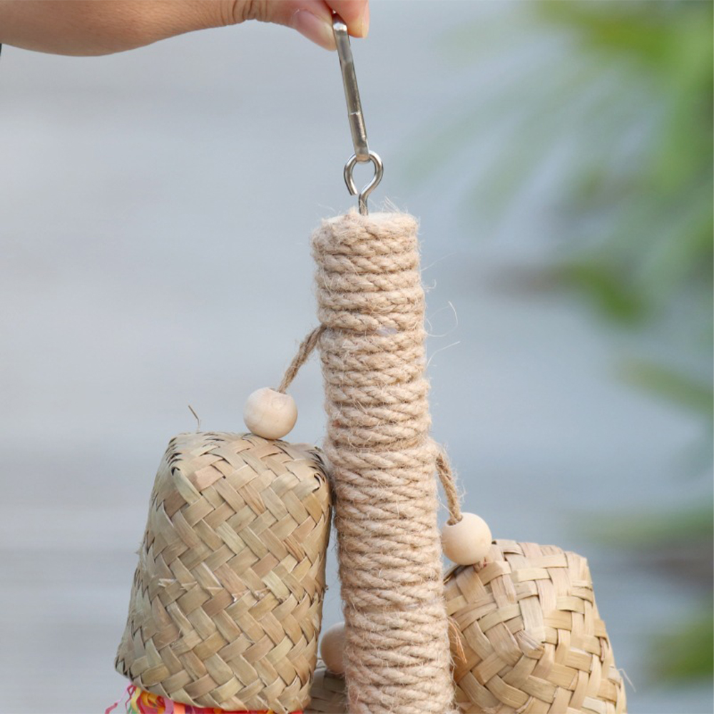 Bird Toys Bird Shredding Foraging Toys Hanging Chewing Toy Bird Cage Accessories For Lovebird Parrots Sparrows Cockatoos