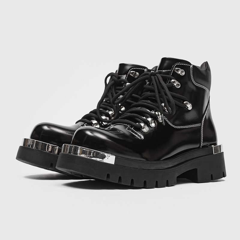Men's New Fashion women metal Winter Comfortable Ankle Boot Men Snow Boots Casual Mens Shoes Non-Slip Male Footwear 36-44 2eea s s