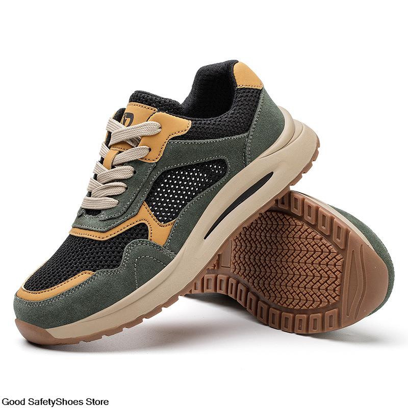 Women Lightweight Work Sneakers Boots Puncture-Proof Indestructible Breathable Steel Toe Safety Shoes Men 2685