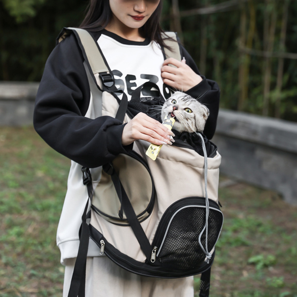 Pet Cat Carrier Bag Cat Carrying Backpack Outdoor Travel Backpack for Cats Dogs Breathable Transport Cat Carrying Pet Supplies