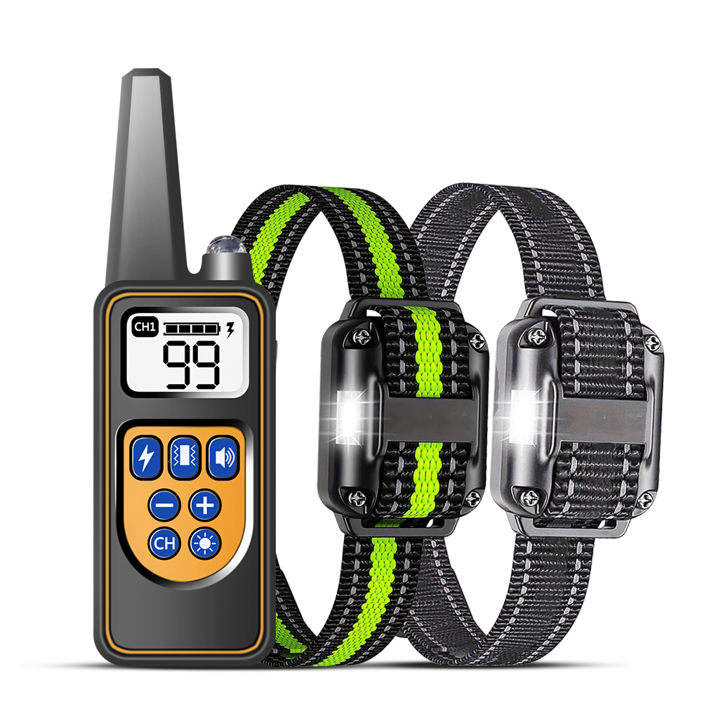 Dog Shock Collar for 2 Dogs-Dog Training Collar with 3 Training Modes,Remote Electronic Dog Shock Collar, Electric Shock Collar