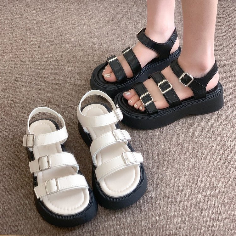 dh5367242 casual Womens NEW sandals 2024 new summer Casual versatile fashion Roman comfortable flat bottomed vacation beach shoes 6c15 083d z250708K0F