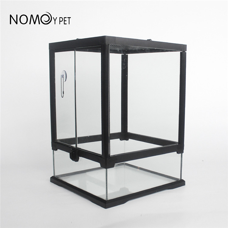 New Design Detachable Premium Quality Glass Reptile Cage Lizard Terrarium