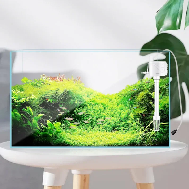 Multi Functional Fish Tank Filter Three in One Water Pump Wall Mounted Oxygenation Circulation Pumping External Upper Drip Box