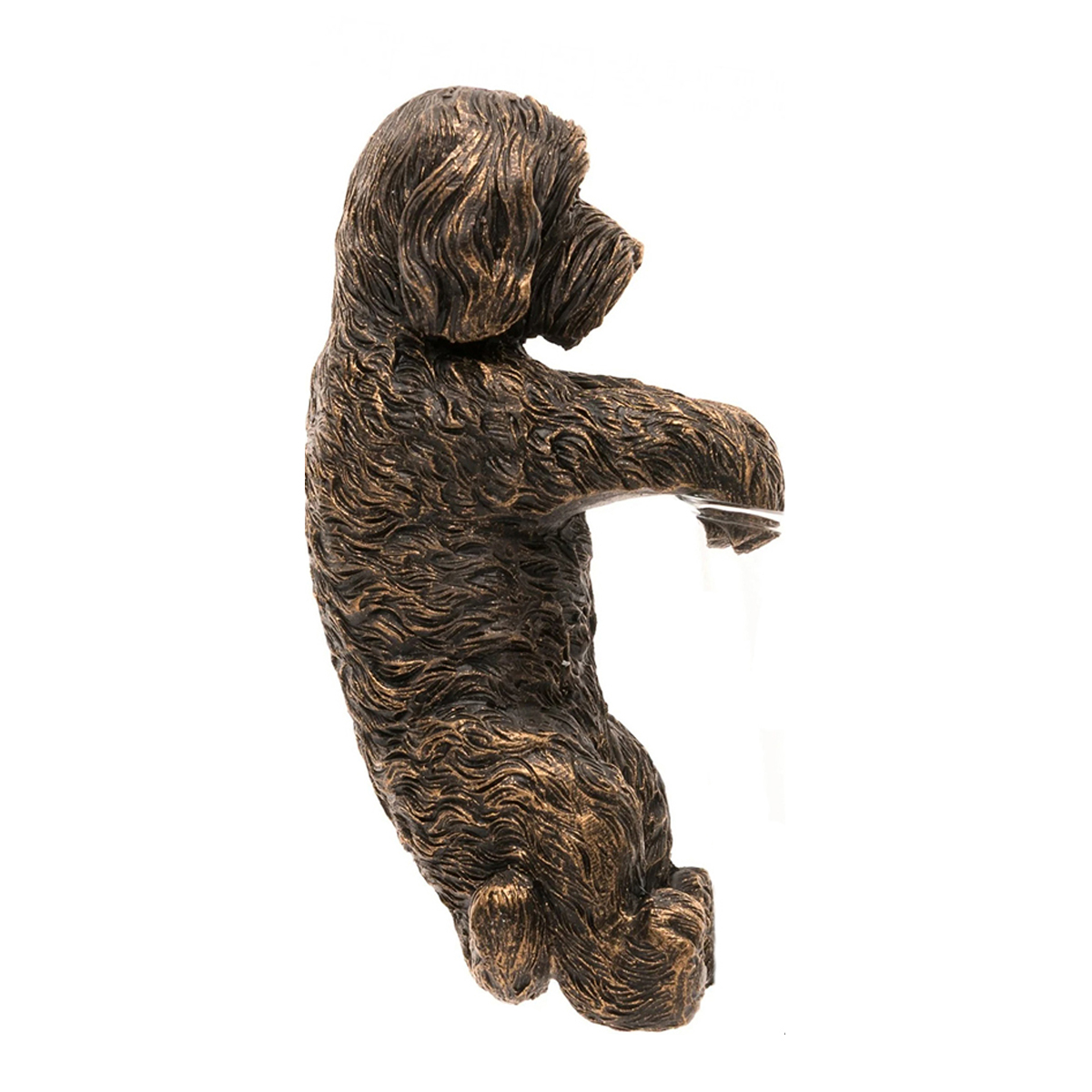 Garden Decoration Antique Bronze Resin Puppy Statue Garden Statue Indoor Statue Planter Decoration
