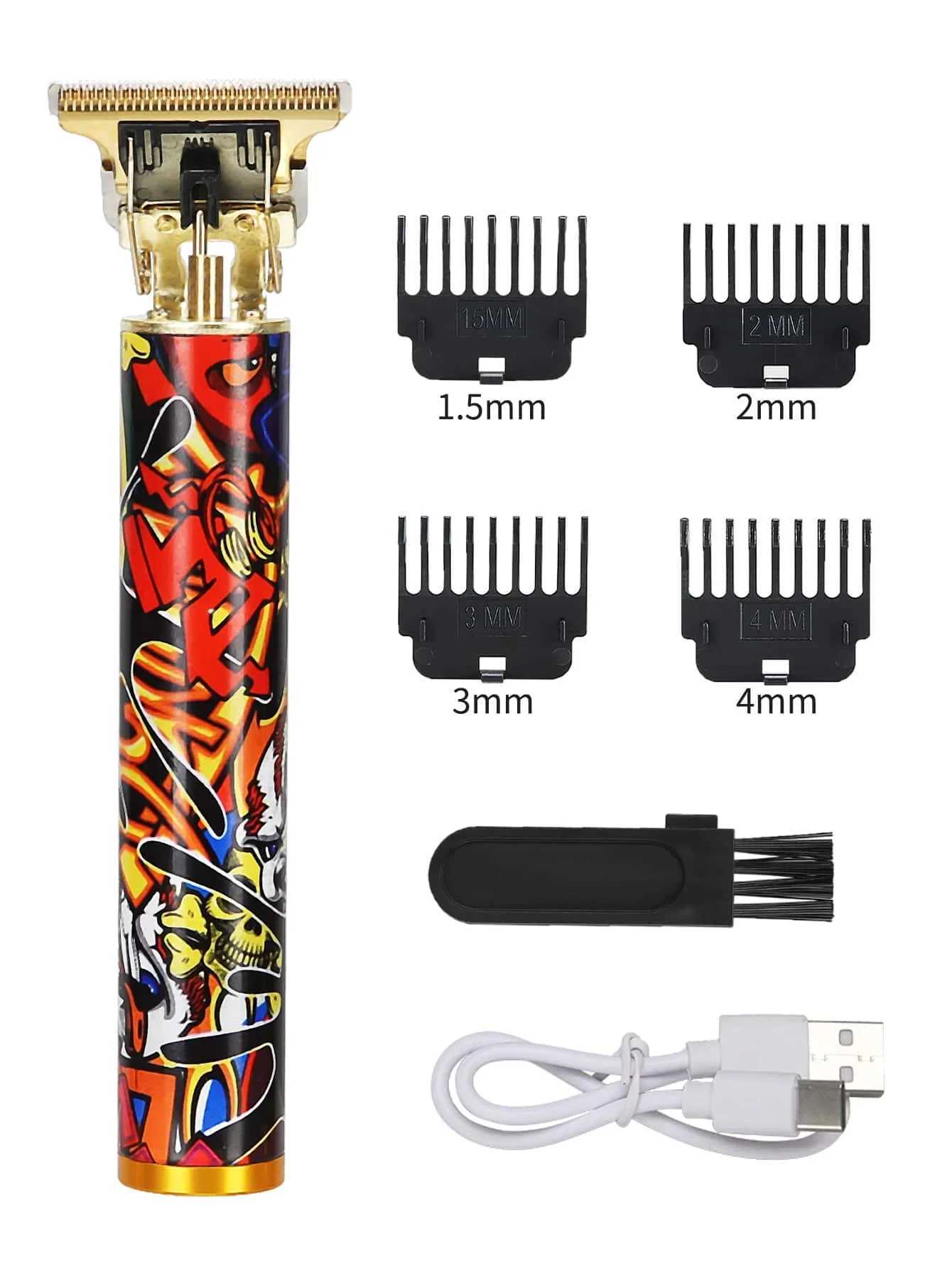 Three-speed Variable Gear T9 Hair Clipper Shaving Hair Trimming Hair Trimming Electric Shaver Boyfriend Gift Barber Clippers W241227