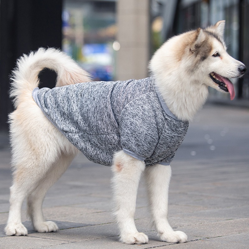 Classic Warm Dog Clothes Puppy Pet Cat Clothes Sweater Jacket Coat Winter Fashion Soft For Big Dogs 3XL-6XL