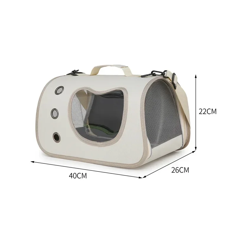 Cat Bags Portable Dog Carrier Bag Mesh Breathable Carrier Bags for Small Dogs Foldable Cats Handbag Travel Pet Transport Bag