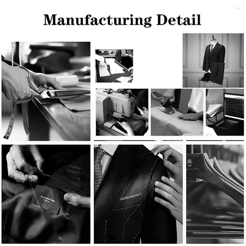 Men's Suits Suit Double-breasted Peaked Lapel Color Matching Jacket Trousers 2-piece Custom Wedding Party Cocktail Dress Tuxedo Oversized Set