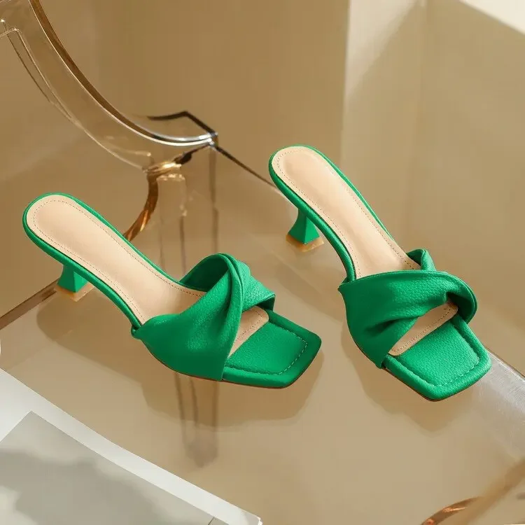 New Peep Toe Flip Flop Sexy High Heel Women Slippers Ladies Elegant Gladiator Sandalias Shoes Zapatillas Mujer