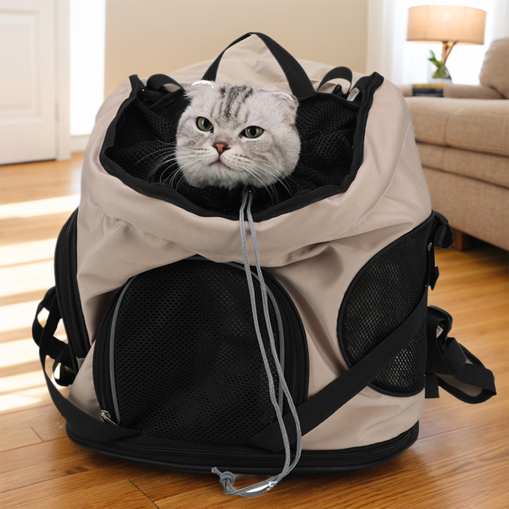 Pet Cat Carrier Bag Cat Carrying Backpack Outdoor Travel Backpack for Cats Dogs Breathable Transport Cat Carrying Pet Supplies