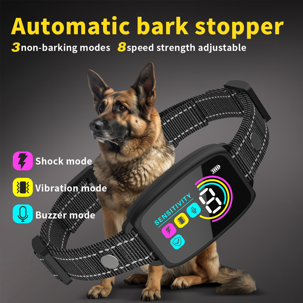 Automatic barking stopper, anti-barking dog, pet smart barking stopper, electric shock collar, dog training tool