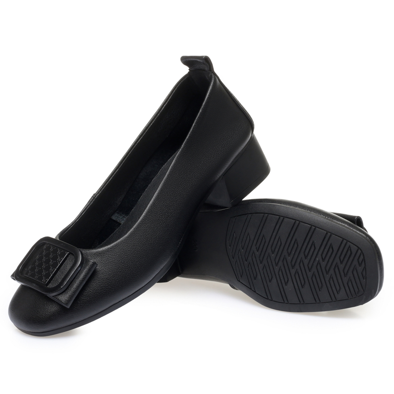 Daily AIYUQI Large Size 2024 Spring Women Round Toe Slip On Chunky Genuine Leather Women's Dress New Shoes df84 's