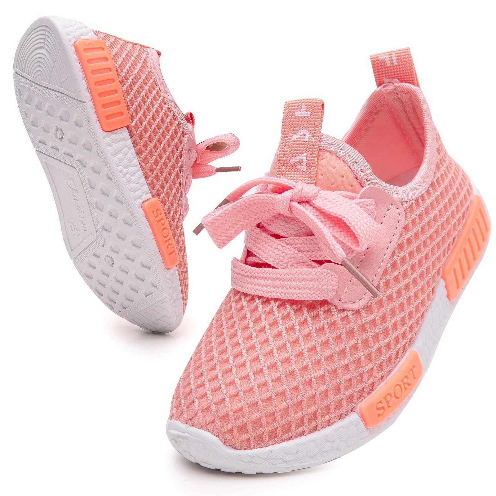 Childrens shoes running girls and boys school spring leisure anti slip breathable sports shoes basketball M250103