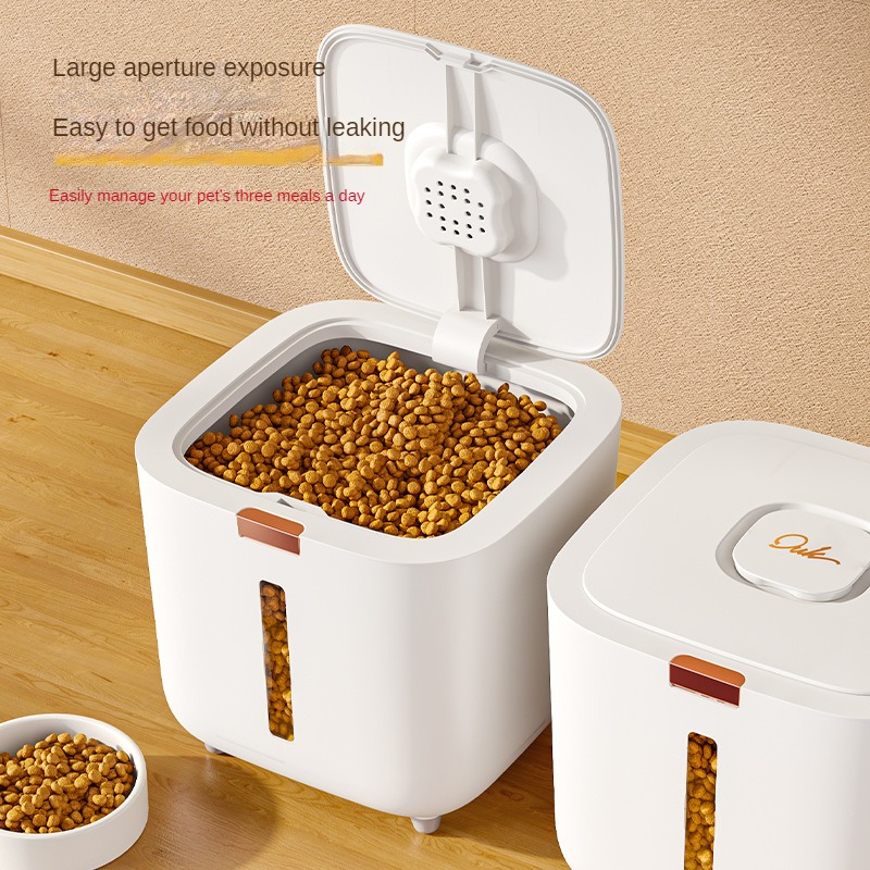 Large Sealed Moisture-proof Food Barrel Storage Cat Dog Pet Supplies